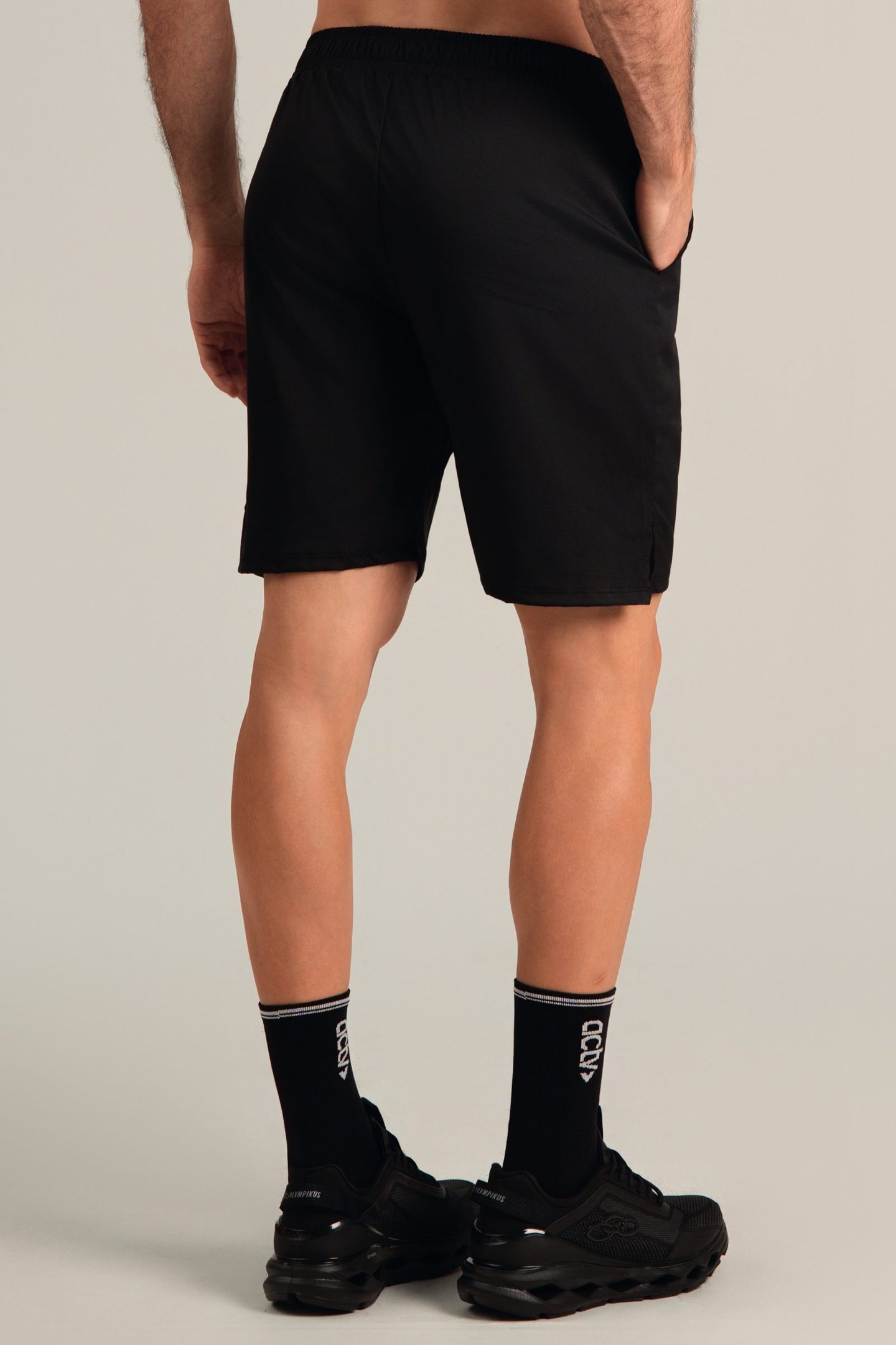 Bermuda Masculina Sarja Comfort com Bolsos Preto