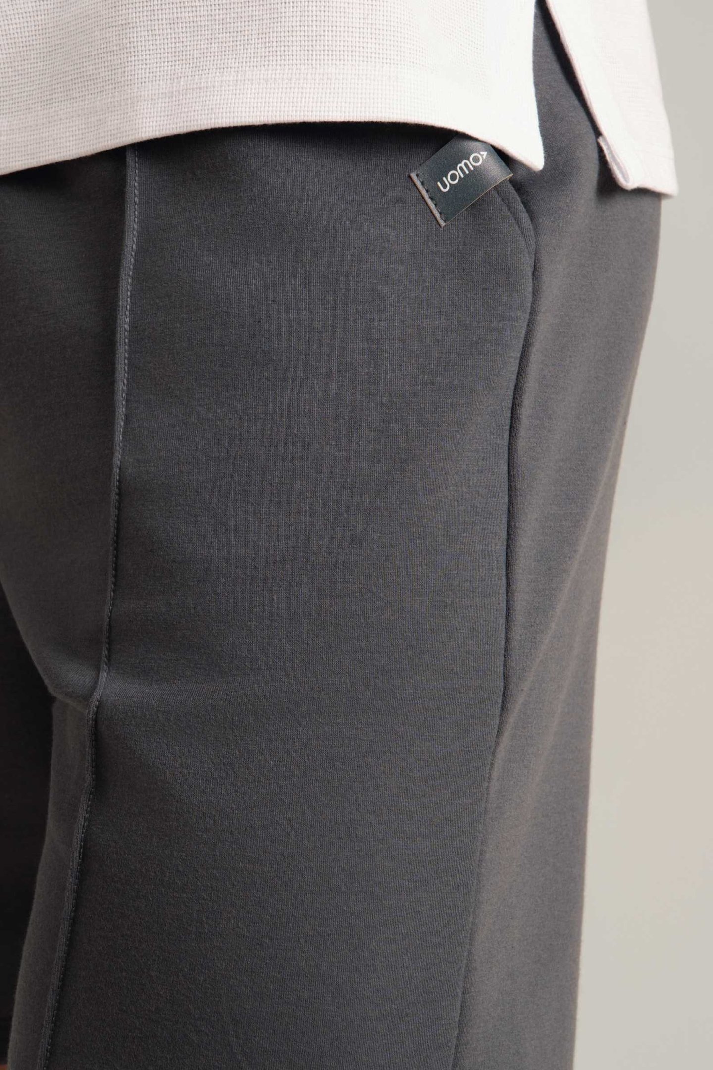 Bermuda Masculina Moletom Leve Chumbo