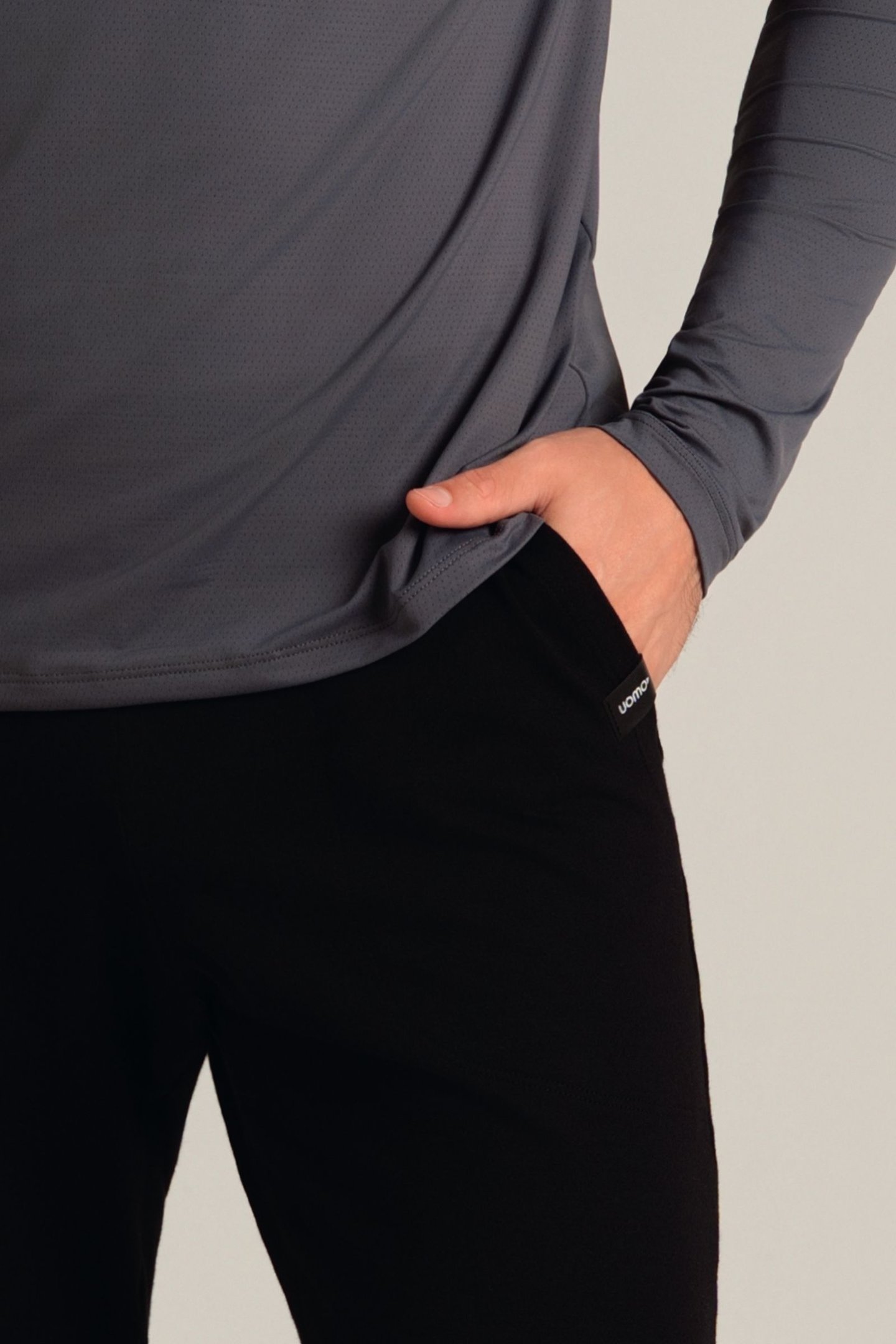 Calça Jogger Moletinho Leve Masculina Preto