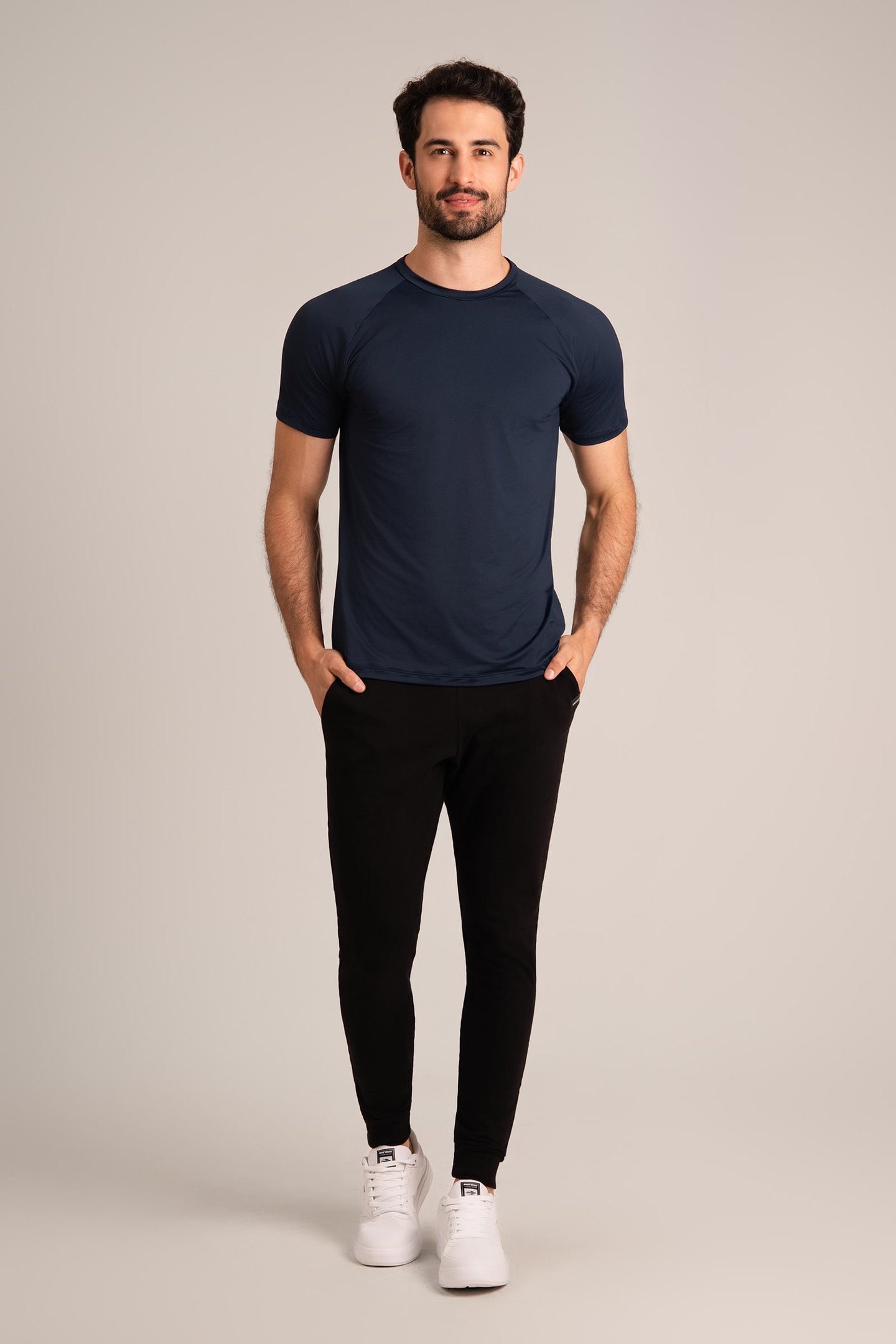 Calça Jogger Moletinho Leve Masculina Preto