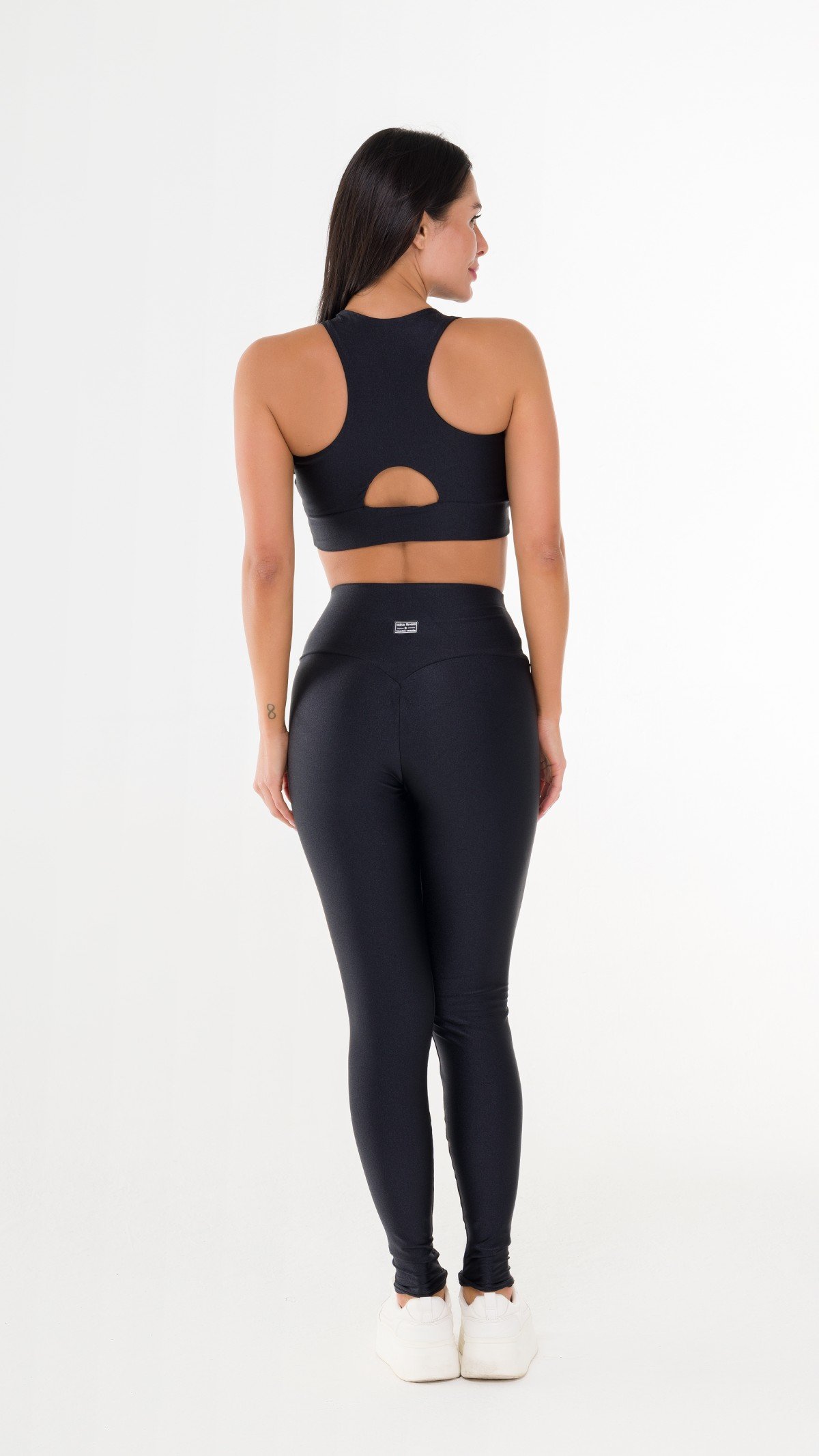 Conjunto Feminino Fitness Gloss Up Preto
