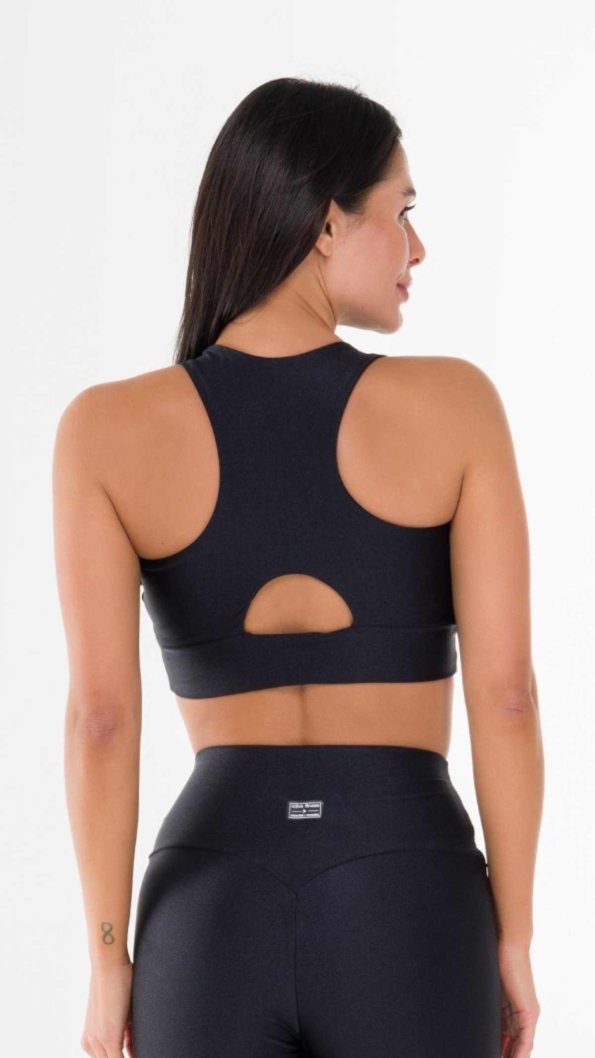 Conjunto Feminino Fitness Gloss Up Preto