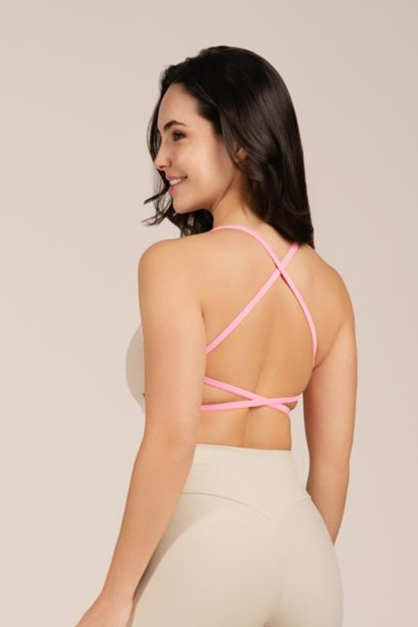 Conjunto Feminino Fitness Compress Luna/confete