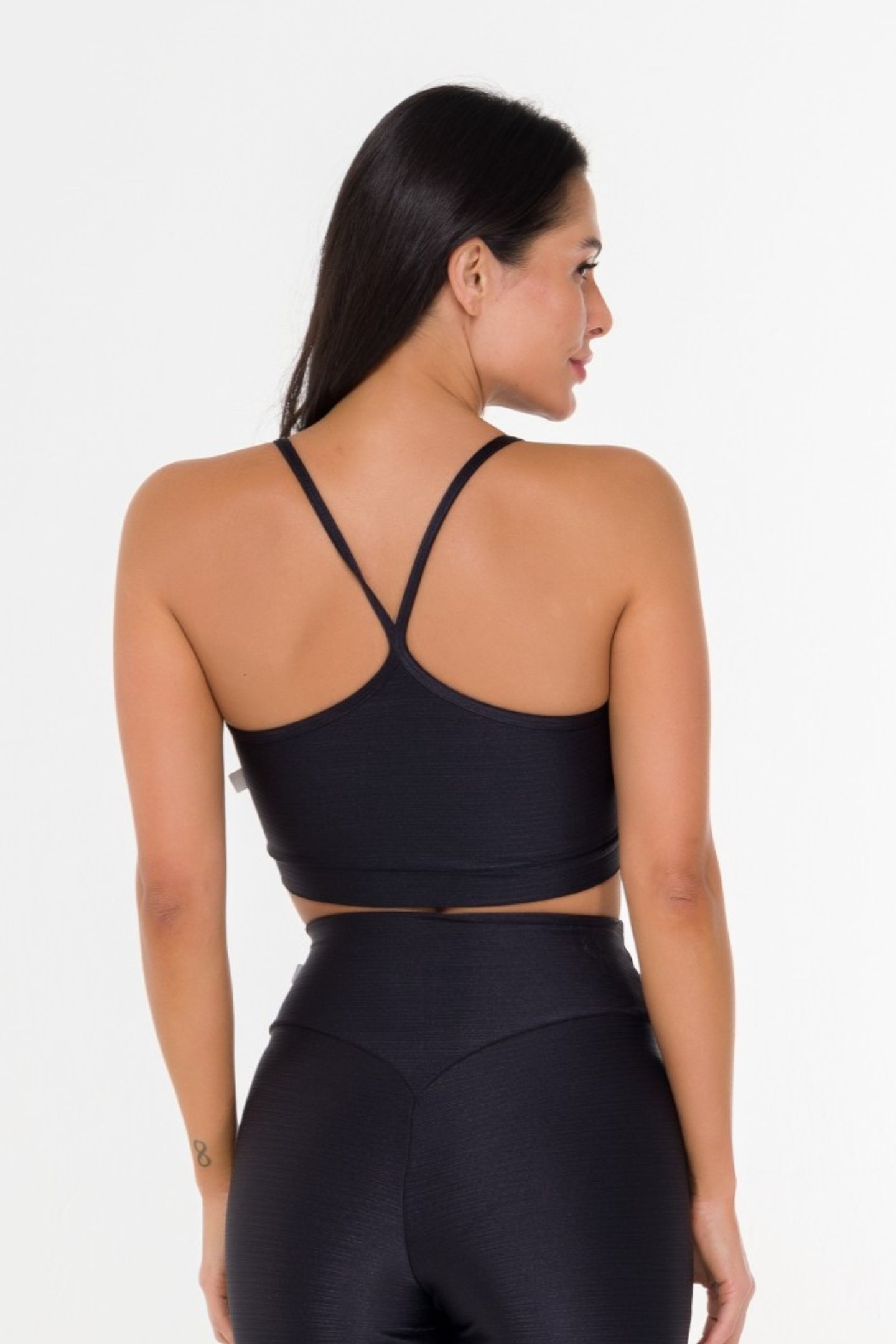 Conjunto Feminino Fitness Glossy Preto