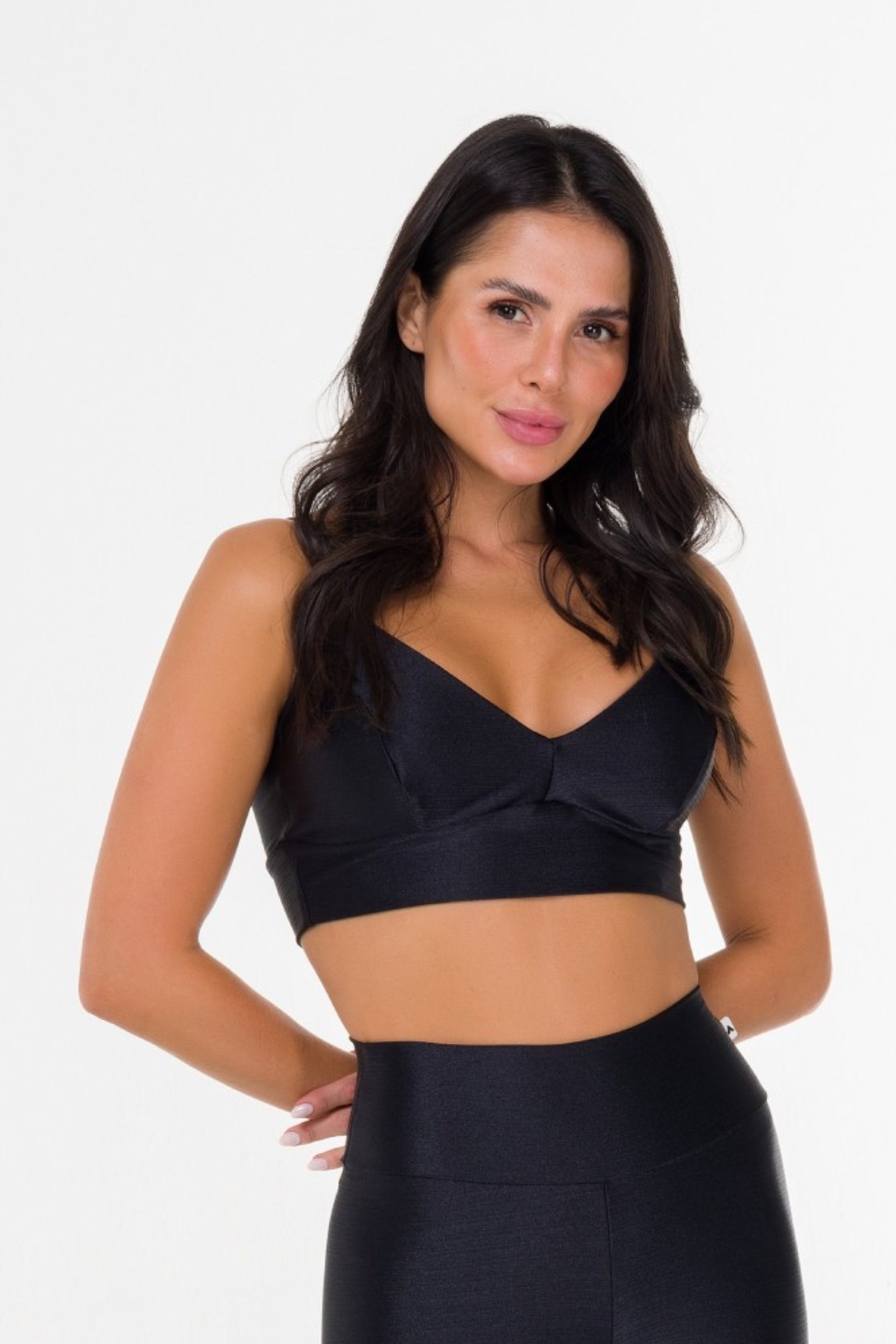 Conjunto Feminino Fitness Luminous Preto