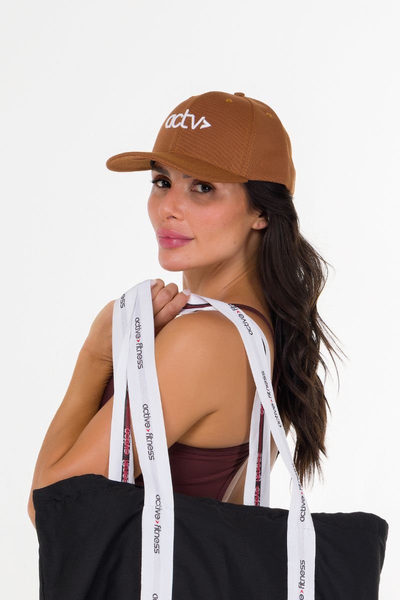 Boné Snapback Active Café Creme